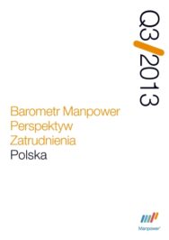 Barometr Manpower Perspektyw Zatrudnienia Q3 2013