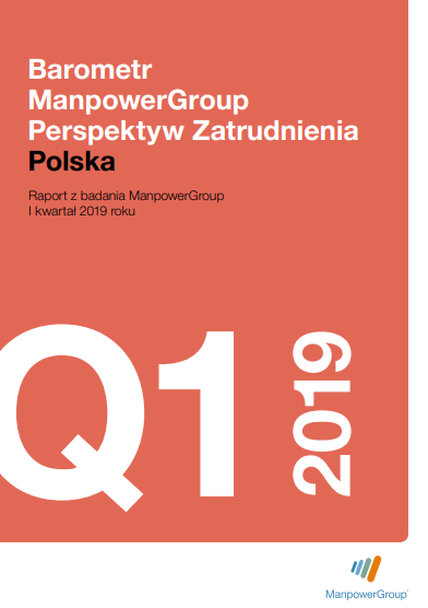 Barometr ManpowerGroup Perspektyw Zatrudnienia Q1 2019