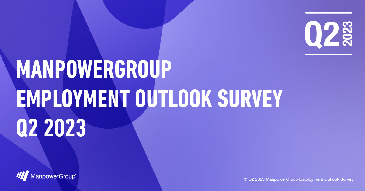 ManpowerGroup Employment Outlook Survey Q2 2023